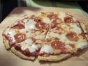 Katie Lee makes Chickpea Crust Pizza, as seen on Food Network's The Kitchen, Season 20.