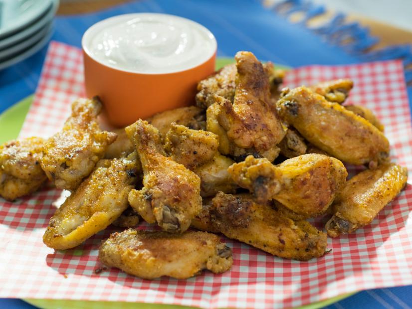 Katie Lee makes Crispy Oven Wings with Miso Dip, as seen on Food Network's The Kitchen, Season 20.