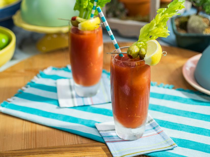 Sunny Anderson makes a Pickle Juice Bloody Mary, as seen on Food Network's The Kitchen, Season 20.