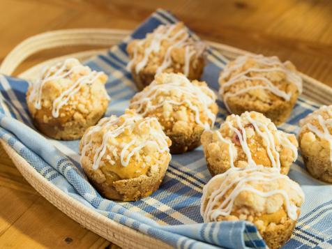 Cherry-Cream Cheese Crumb Cake Bombs