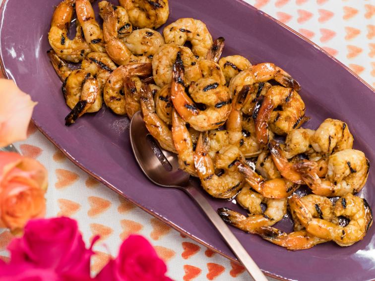 HoneyTequila Glazed Shrimp Recipe Jeff Mauro Food Network