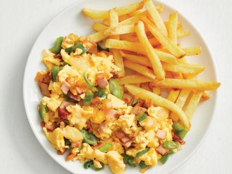 Denver Scramble with Cheese Curds