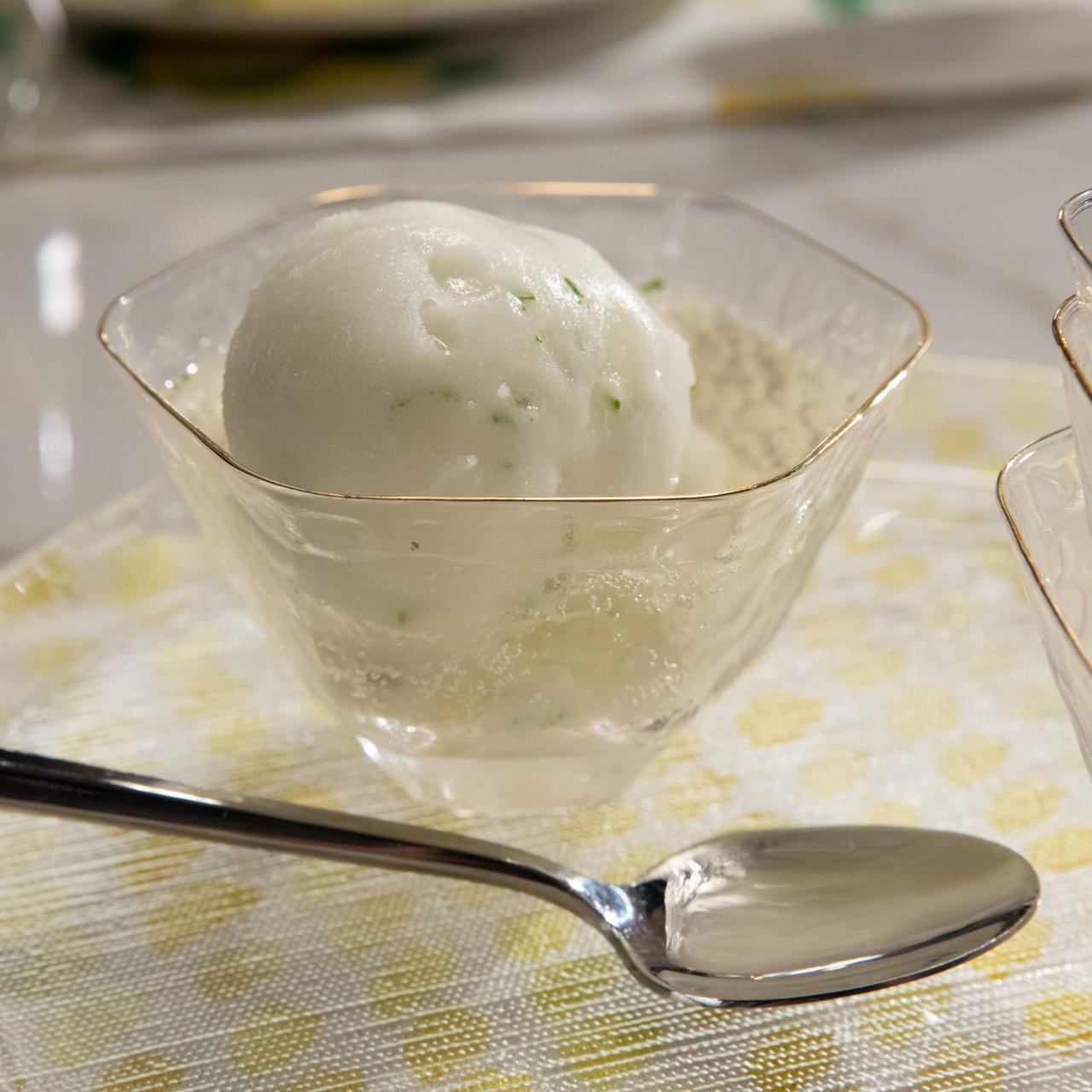 Lemon Basil Sorbetto