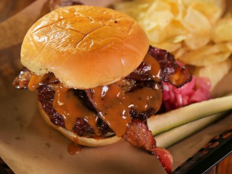 Mesquite Smoked Stuffed Brisket Burger