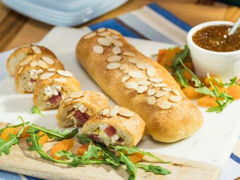 Dublin Cheeseboard-Stuffed Appetizer Bread