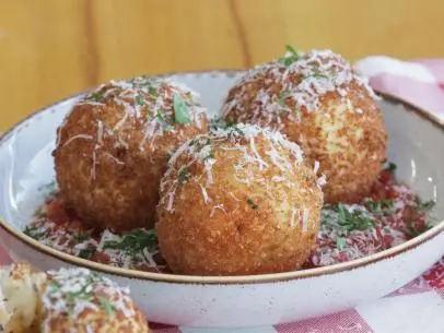 Antonia Lofaso’s Fresh Ricotta Cream, Charred Ciabatta, and Chili Parsley, as seen on Guy's Ranch Kitchen, Season 2.