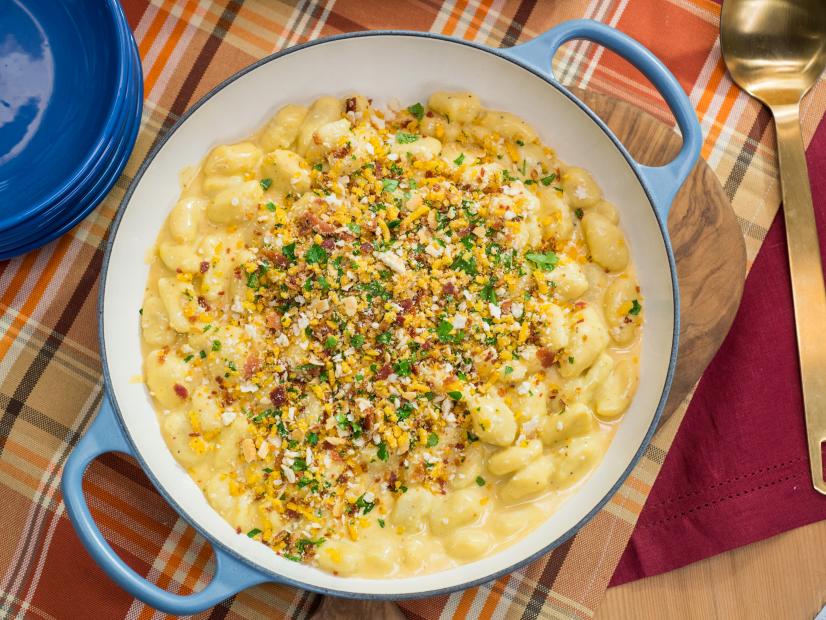 Katie Lee makes Gnocchi Mac and Cheese, as seen on Food Network's The Kitchen