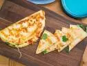 Katie Lee makes a Shrimp Quesadilla, as seen on Food Network's The Kitchen