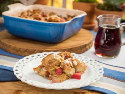 Sunny Anderson makes Easy Breakfast Pudding Almondine, as seen on Food Network's The Kitchen