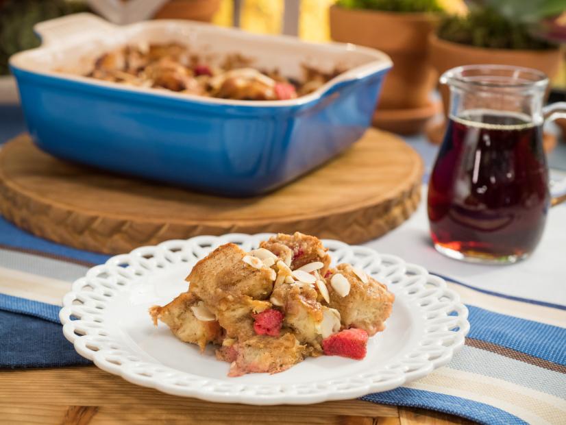Sunny Anderson makes Easy Breakfast Pudding Almondine, as seen on Food Network's The Kitchen