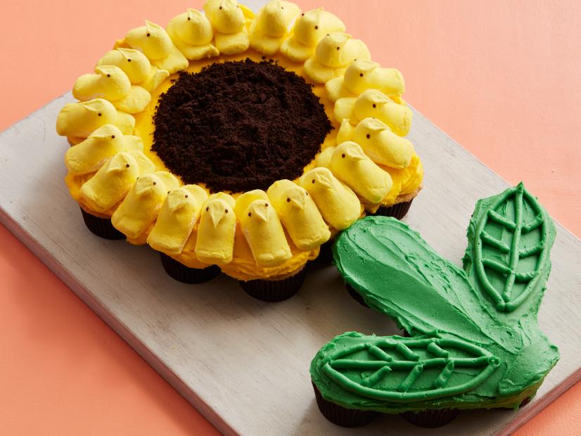 Food Network Kitchen’s Peep Sunflower Cake.
