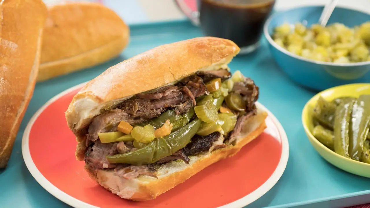 Chicago-Style Italian Beef Sandwich