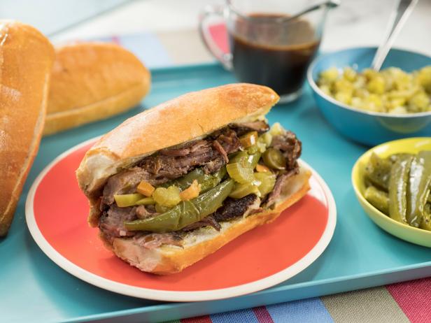 Chicago-Style Italian Beef Sandwich image