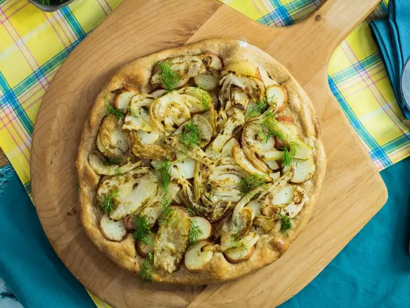Mark Bittman makes Potato Fennel Pizza, as seen on Food Network's The Kitchen