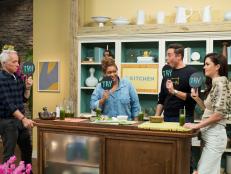 The Kitchen hosts play a game of Try or Deny featuring food and drinks made with matcha, as seen on Food Network's The Kitchen