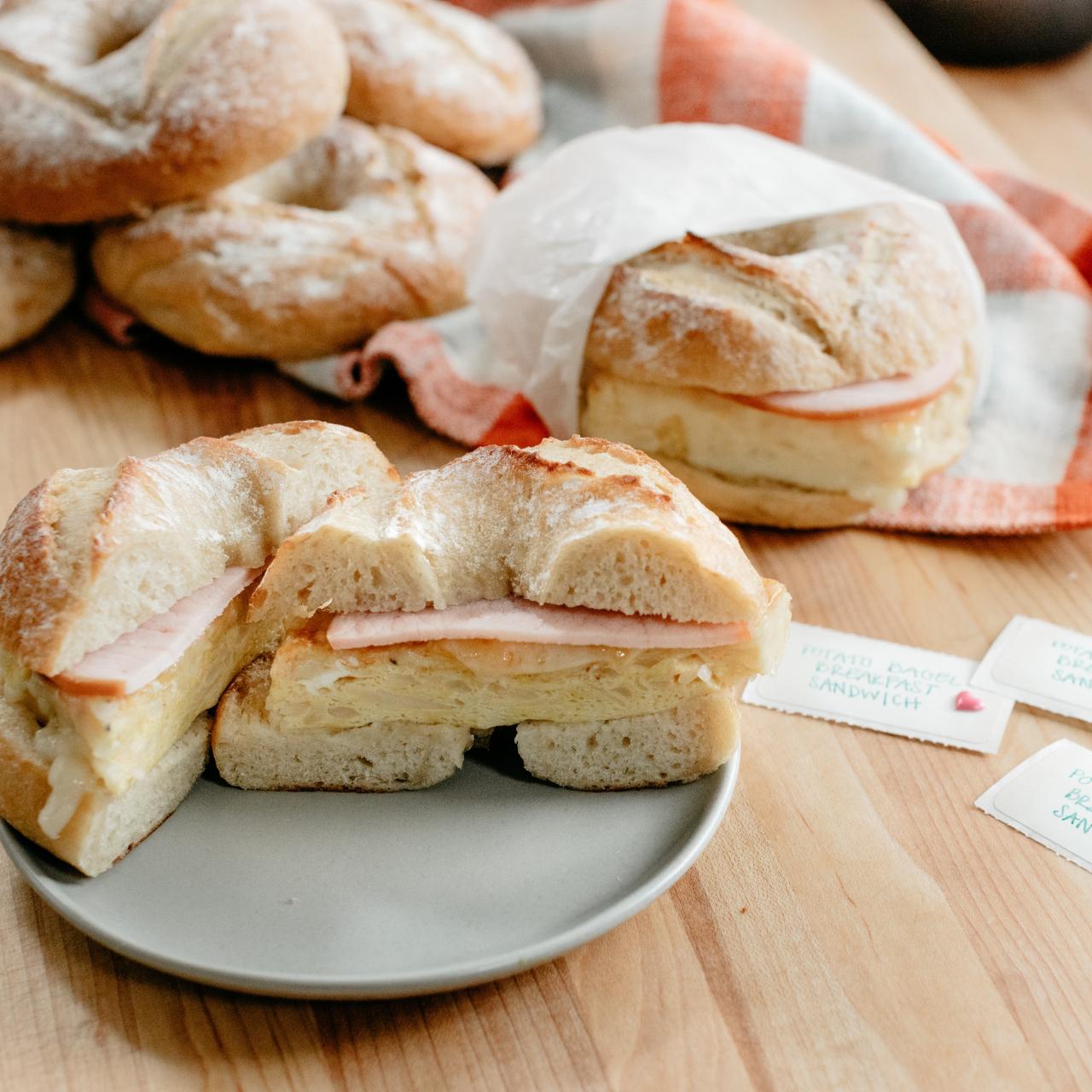 Bagel Breakfast Sandwiches Recipe - Freezer & Quick Meal