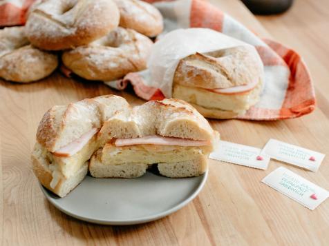 Potato Bagel Breakfast Sandwiches