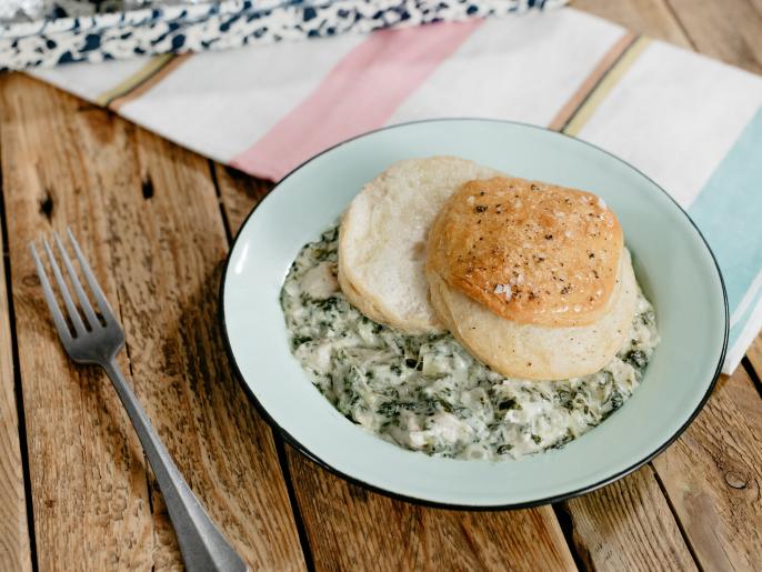 Spinach and Artichoke Chicken Casseroles Recipe Molly Yeh Food Network