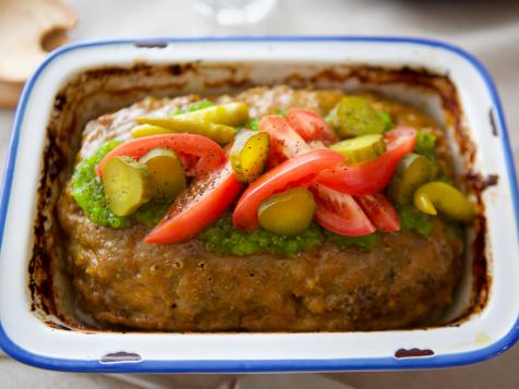 Molly's Chicago Dog Meatloaf with Mustard Glaze