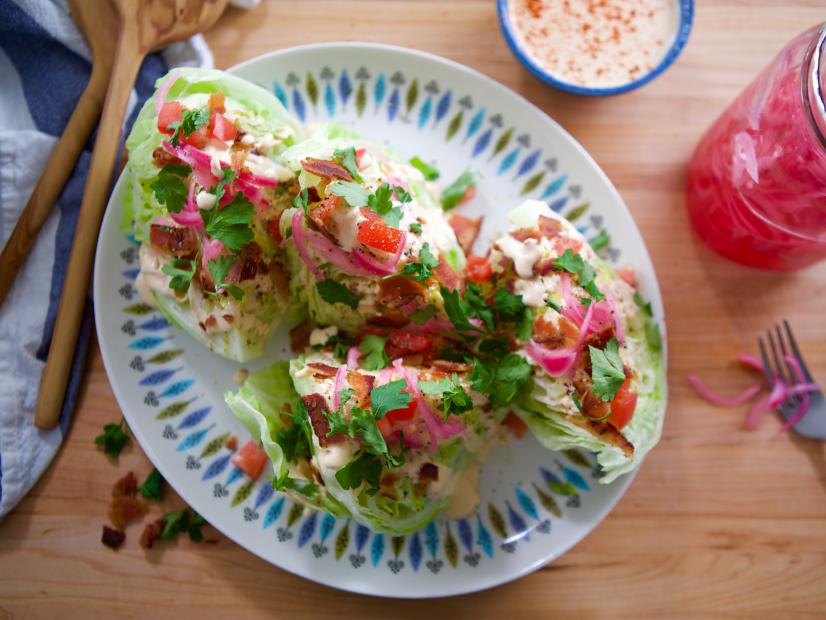 Molly Yeh's Wedge Salads with Bacon and Feta Cream