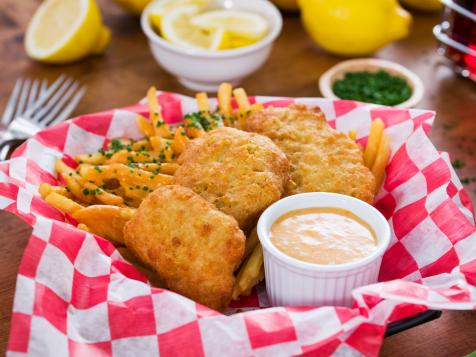 Beer-Battered Fish and Loaded Beer Cheese Chips