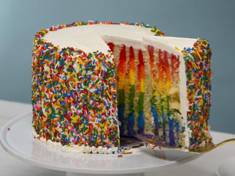 Rainbow Vertical Cake