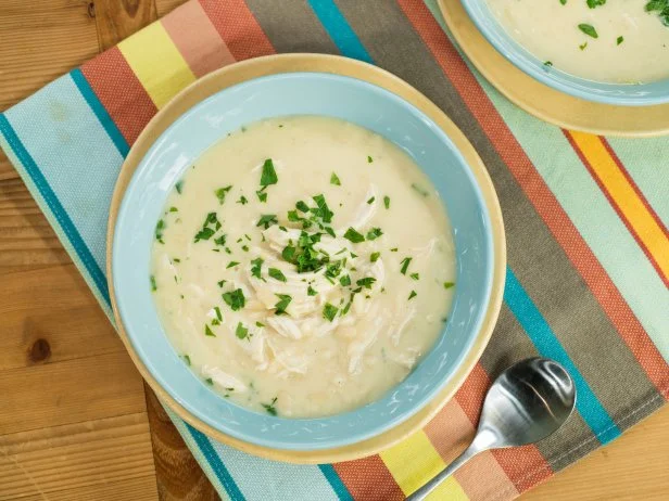 Jeff Mauro makes Greek Lemon Chicken Soup aka Avgolemono, as seen on Food Network's The Kitchen