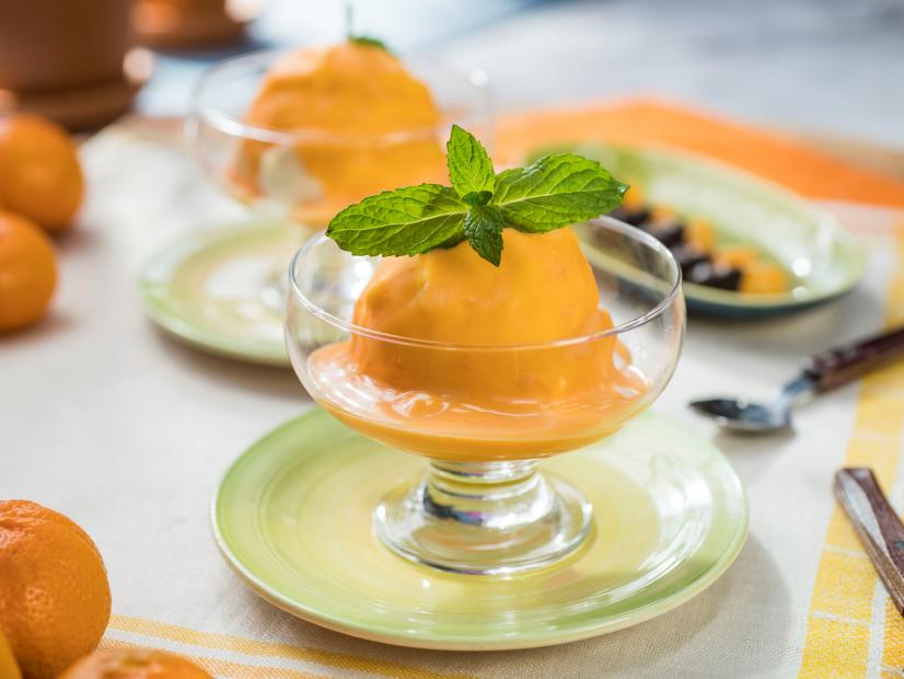 The hosts share new ideas for pairing citrus with chocolate in an Orange Cream Pop Sundae, as seen on Food Network's The Kitchen