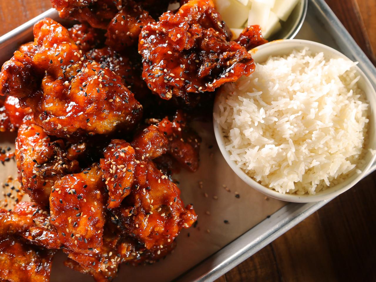 Air Fryer Korean Fried Chicken Recipe (Yangnyeom Chicken)