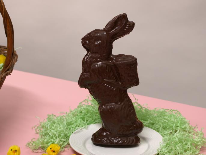 Giant Filled Chocolate Easter Bunny Recipe Food Network Kitchen Food Network