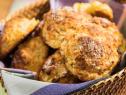 Katie Lee makes Garlic Cheddar Drop Biscuits, as seen on Food Network's The Kitchen