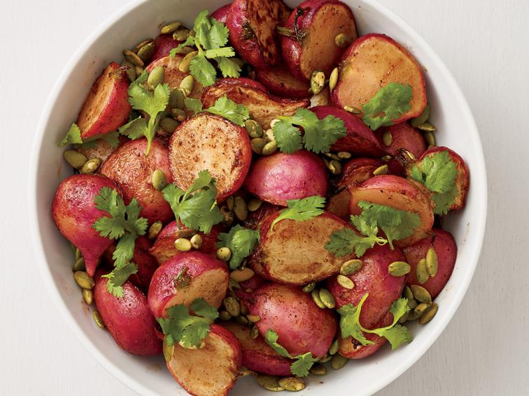 ChiliLime Roasted Radishes Recipe Food Network Kitchen Food Network