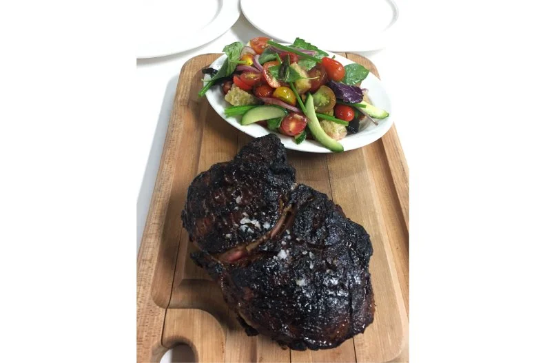 Proof that you don't need to go to a luxury steakhouse for a high-end chop experience, Babbo's 3-star New York Times review means you can trust anything that comes out of its kitchen. Beef lovers will want to go with the grilled rib eye for two, served with an heirloom-tomato panzanella and luxurious aceto manodori vinegar glaze.