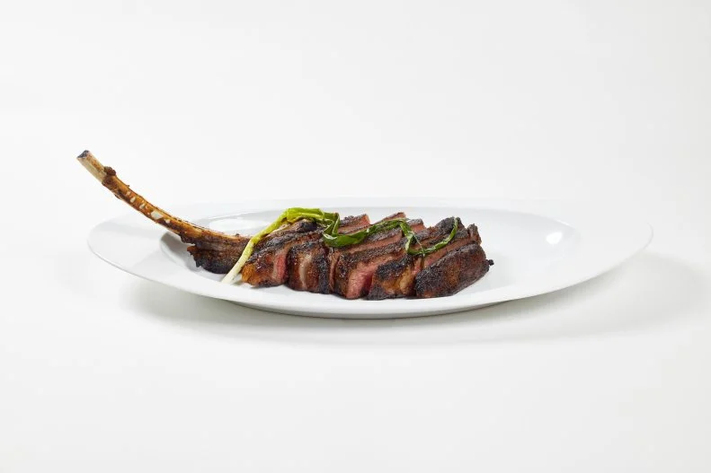 Chef Michael Mina's Stripsteak pays homage to the Hawaiian Islands with dishes like sake and hamachi poke, but the main course is obviously the steak. For those looking for an ultimate bite, it doesn't get much better than the Kagoshima Prefecture A-5 Wagyu with red yuzukosho and ponzu, but at $32 an ounce it's a delicacy that's best enjoyed in small portions. Big appetites should go for the most-luxurious cut from the broiler, a 35-day dry-aged porterhouse steak for two.