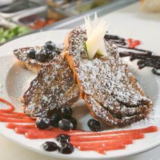Cortez French Toast as Served at Sin of Cortez in Chico, California, as seen on Diners, Drive-Ins and Dives, Season 29.