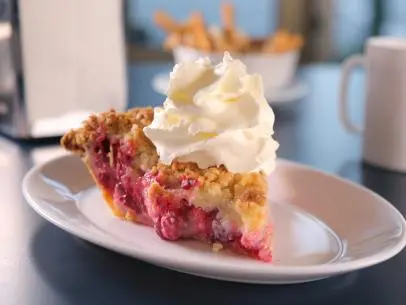 Raspberry Crème Crumble as Served at The Pie Hole in Vancouver, British Columbia, Canada, as seen on Diners, Drive-Ins and Dives, Season 29.