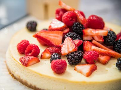 Katie Lee makes Light Lemony Berry Cheesecake, as seen on Food Network's The Kitchen