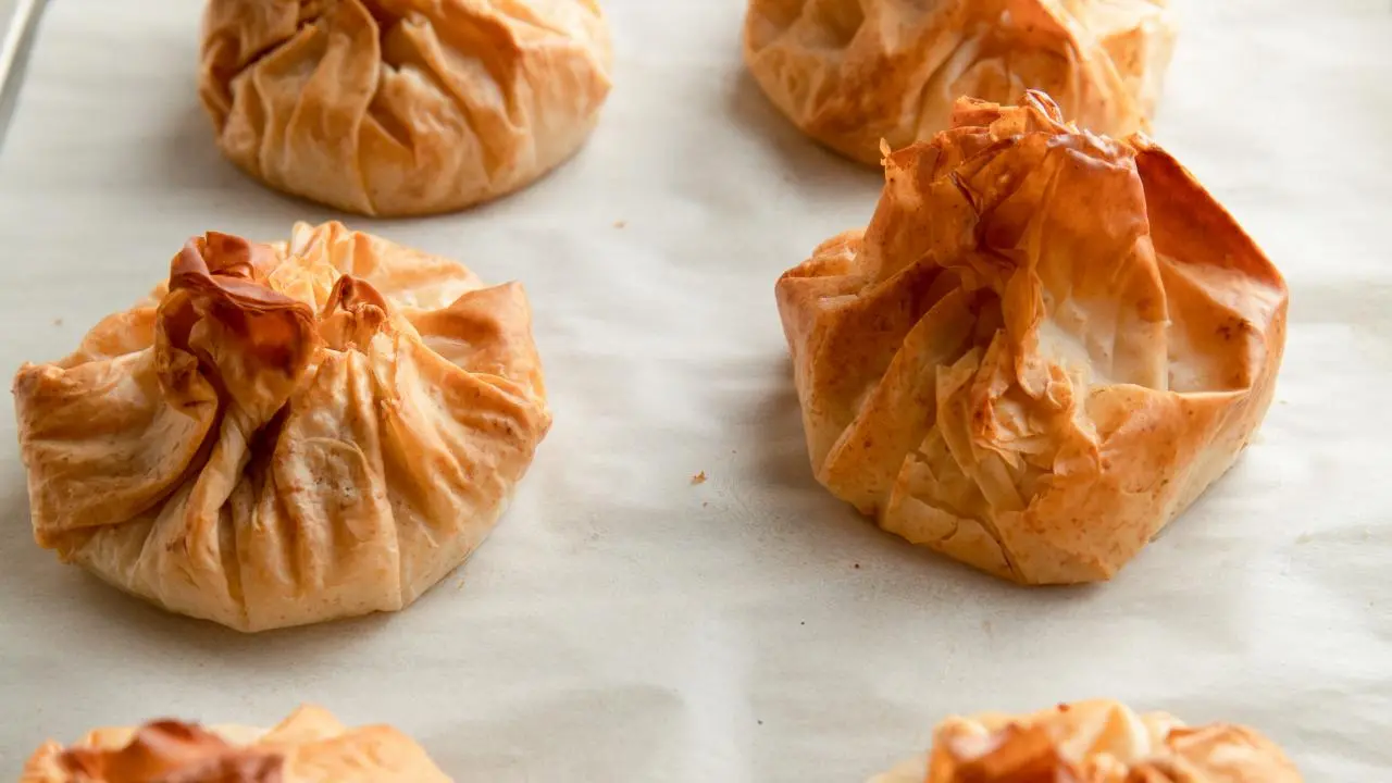 Warm Goat Cheese in Phyllo
