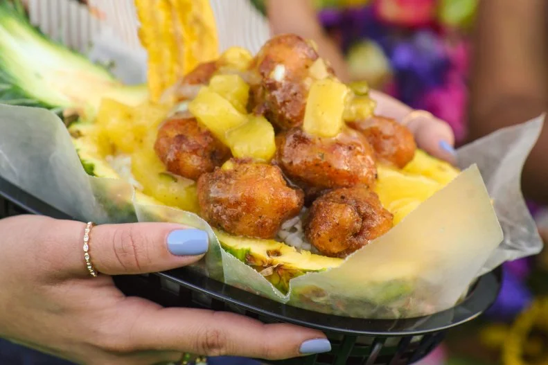So mere slices of pineapple aren’t enough for you? That’s fine — they grow on trees here. Pineapple bowl meals tend to be more of an off-menu special of the day than a regular item, because it’s a pretty labor-intensive preparation that then requires finding usage for all the pineapple you just scooped out. But at popular new food truck The Spanglish Vegan, it’s the signature item on the menu. Stuffed with savory coconut rice and deep-fried cauliflower, this very healthy yet very extra meal is perfect for healthy days and Instagram photo sessions.