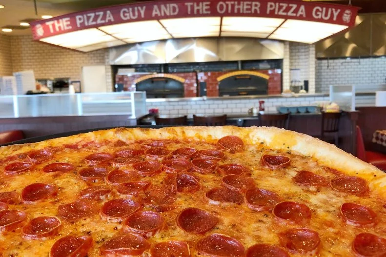 McCarran International Airport, D Gates 

This may not be the fanciest feast, but Metro Pizza has been serving the Vegas area since the early 1980s, and it’s a local favorite. Although the menu is more limited at the airport, travelers can still grab a hand-stretched, freshly made giant pie from pizza makers who’ve been at it for generations.