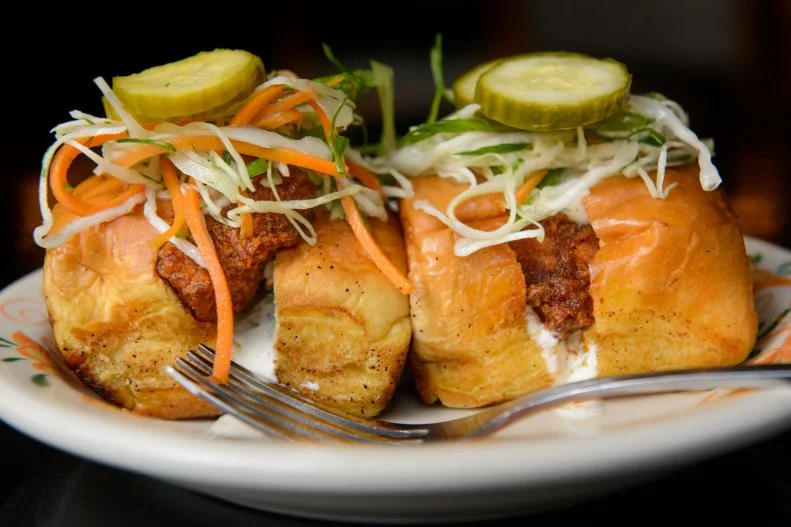 Philadelphia International Airport between Terminal B and Terminal C 


A Philly stalwart, this Midwestern-style supper club from the well-established restaurant group Safran Turney hospitality has landed at the airport. The PHL location of Bud and Marilyn’s serves some of the restaurant’s most-beloved dishes, along with some grab-and-go selections. Don’t miss the Nashville hot buns filled with hot fried chicken, pickles, pickle brine slaw and a burnt scallion ranch.