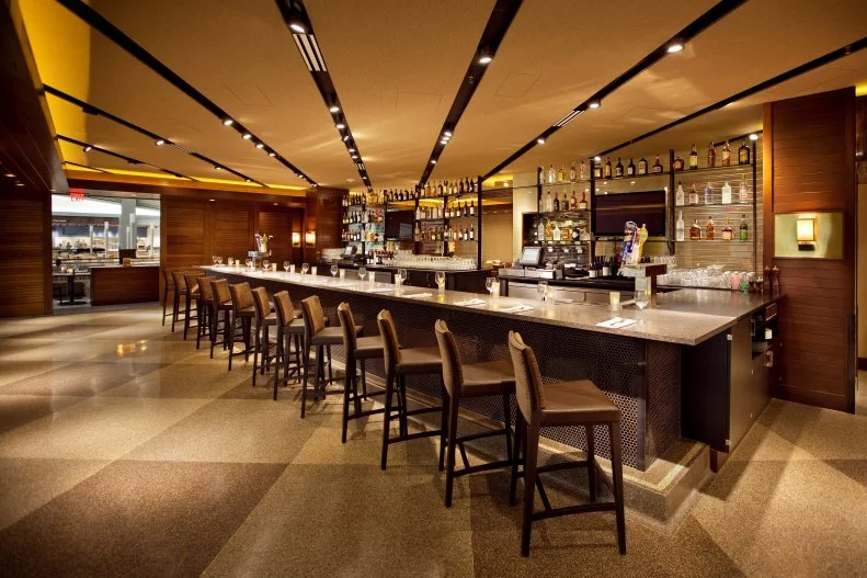 Sacramento International Airport, Terminal B  One of Sacramento’s favorite downtown dining establishments brings a curated menu to the airport for those looking to get a little local Northern California flavor on their way out of town. The flavors skew fresh in dishes like grilled artichoke with a creamy lemon dipping sauce, and grilled salmon with a cherry tomato salsa and seasonal vegetables. The kitchen utilizes as many ingredients as possible from local farms.