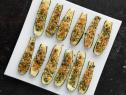 Close-up of Parmesan Roasted Zucchini, as seen on Barefoot Contessa: Back to the Basics, Season 16.