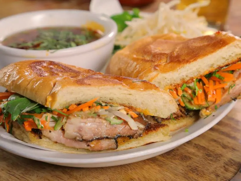 The Pho Rench Dip as Served at The Banshee in Chico, California, as seen on Diners, Drive-Ins and Dives, Season 29.