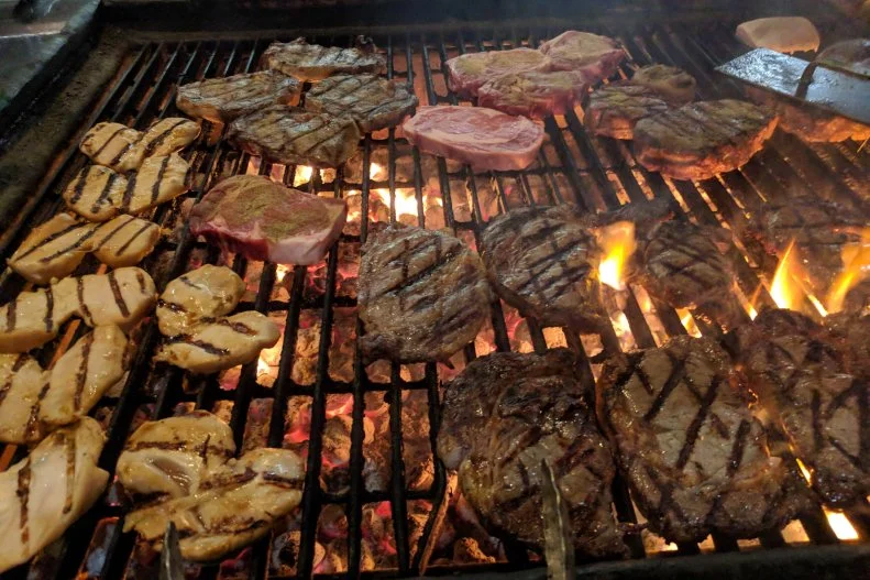 Long before the current butchery obsession became part of the national food conversation, Little Rock’s Butcher Shop had an in-house butcher on its kitchen staff. Since 1982, The Butcher Shop has been serving excellent hickory charcoal-grilled steaks from high-quality grain-fed beef straight from the Midwest. Cuts, like ribeye, prime rib and bacon-wrapped filets are aged four weeks, then cut and set out in the restaurant’s gleaming display case. Each is cooked on the wood-fired grill, which gives a nice smoke and char. Like good old-school haunts, these cuts come with a house salad, homemade dinner rolls and choice of baked potatoes or fries.