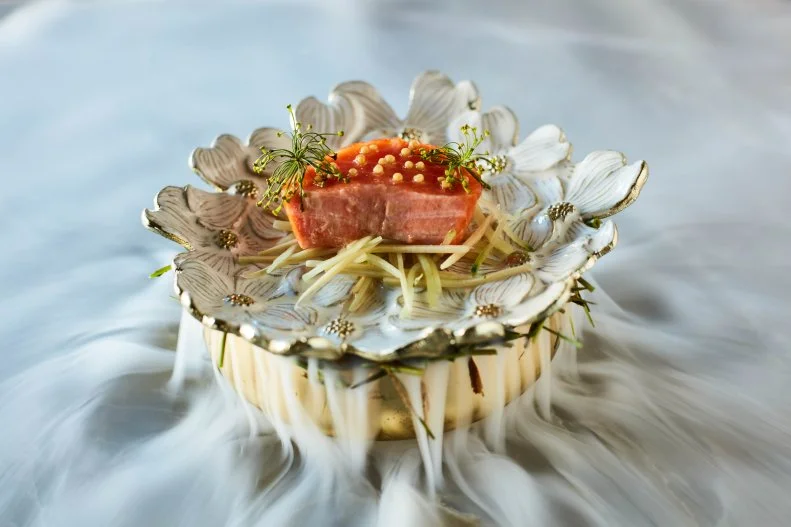 Phillip Frankland Lee and Margarita Kallas-Lee broke the fine dining mold when they opened The Silver Bough, a culinary marvel inside the recently renovated Montecito Inn. A dream 10 years in the making, The Silver Bough is whimsical and innovative, delicious and lavish. The couple kept everything good about fine dining (exquisite ingredients, world-class cooking) and cut out everything bad (slow pacing, condescending service) to create an unforgettable dining experience. The menu comprises delicacies from near and far, so you’ll find items like Santa Barbara sea urchin alongside olive-fed wagyu from Japan.
