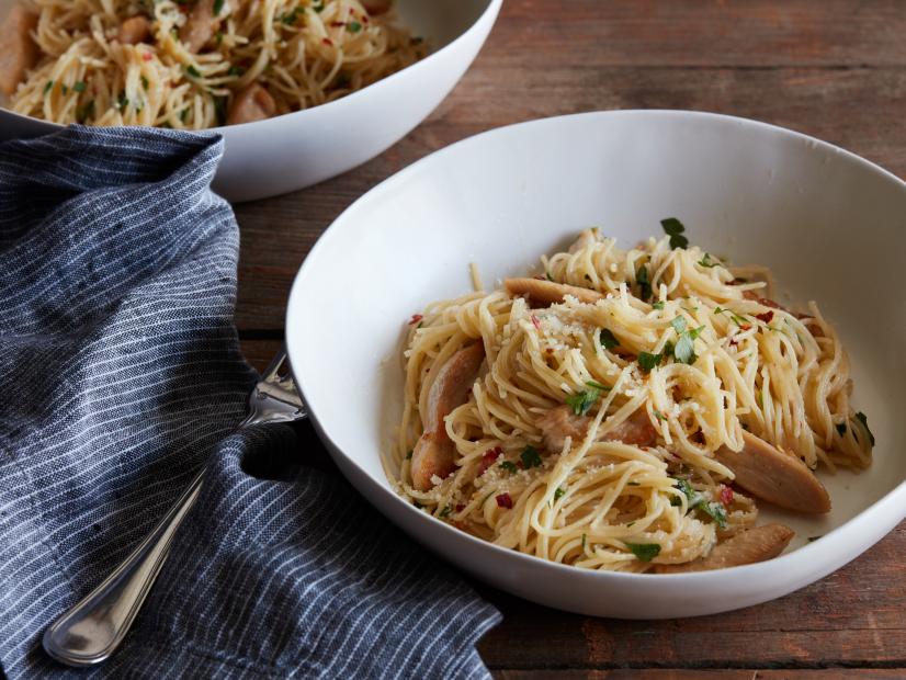 Food Network Kitchen’s Chicken Scampi Pasta.