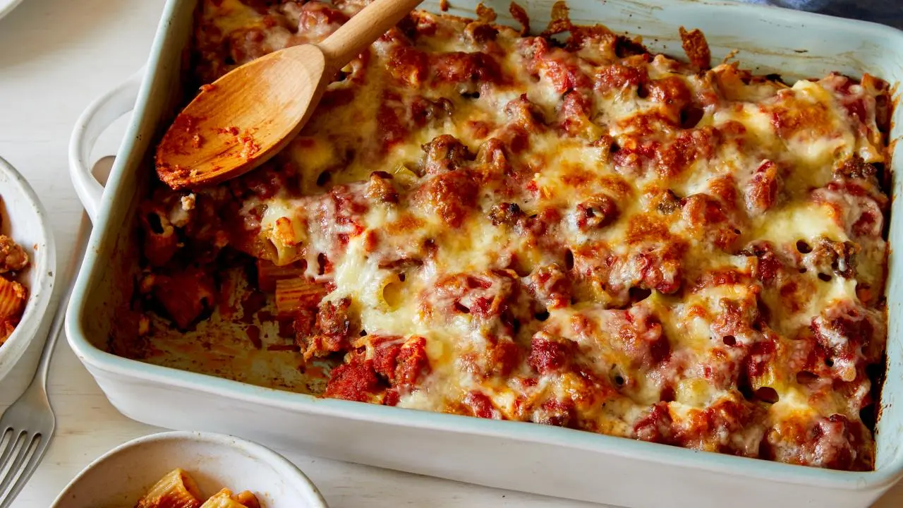 Sausage and Rigatoni Dump Dinner