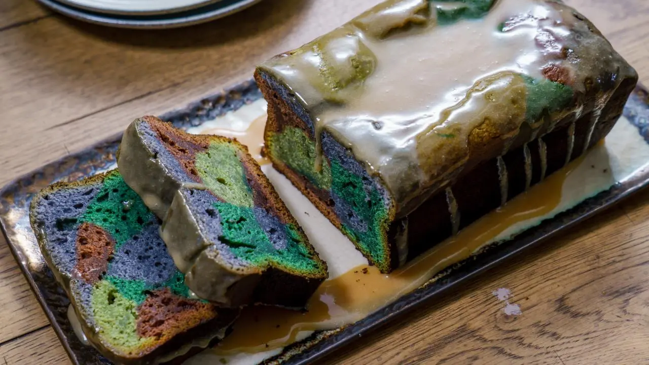 Almond Camo Cake