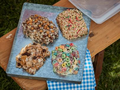 Food Network Kitchen’s Camping Toasted Marshmallow Cereal Treats.
